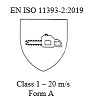 EN 11393-2 Klasse 1 20m/s